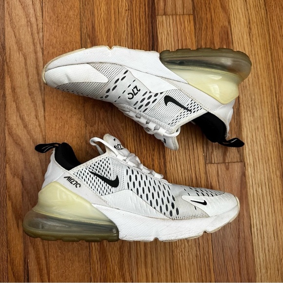 Nike Shoes - Nike Air Max 270 Black and White Running Shoes Women’s Size 7.5